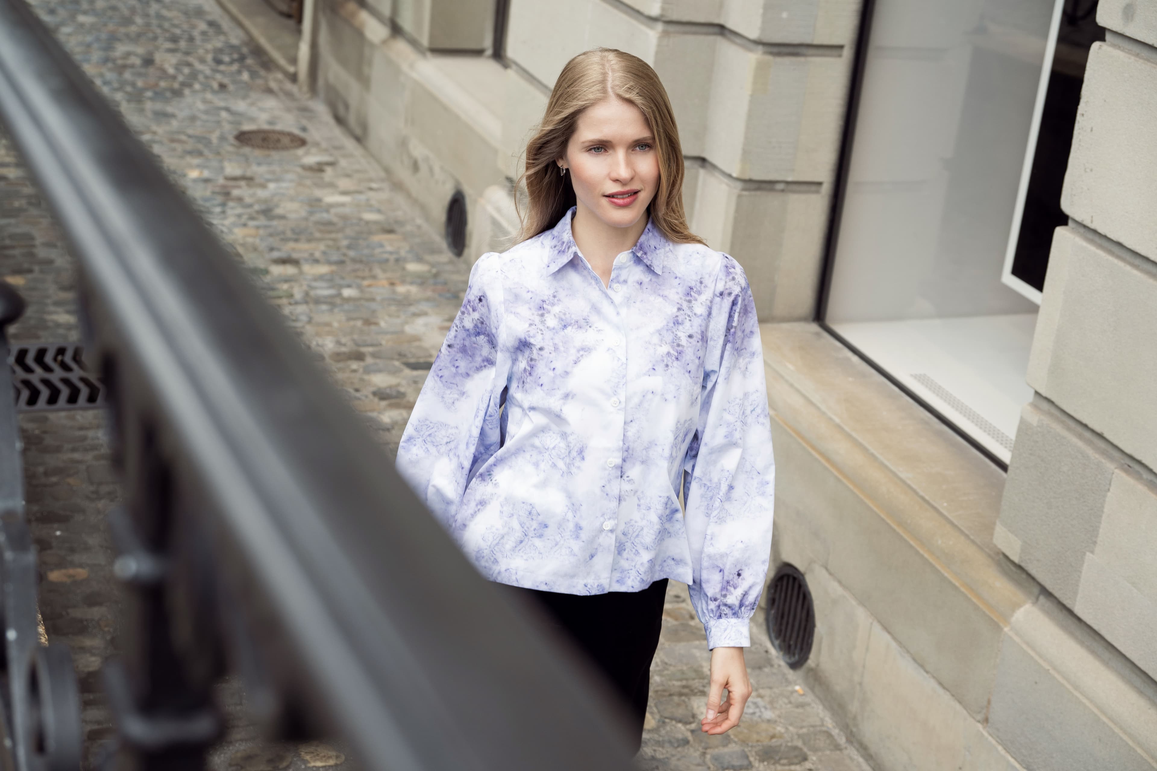 LUKKA - Diplomat Blouse Botanical Pigments Print LUKKA x ATELIER DE MYRI